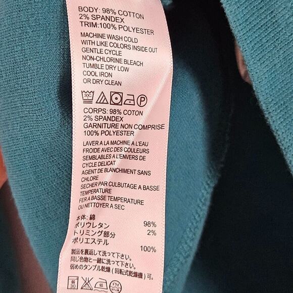 Tommy Bahama Womens Pullover Sweater Size M Floral Satin Trim Snap Collar - Picture 5 of 8